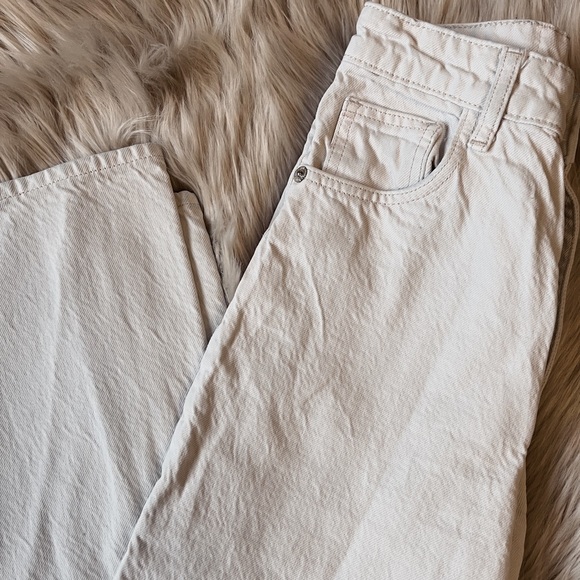 zara off white denim jeans - Picture 1 of 3